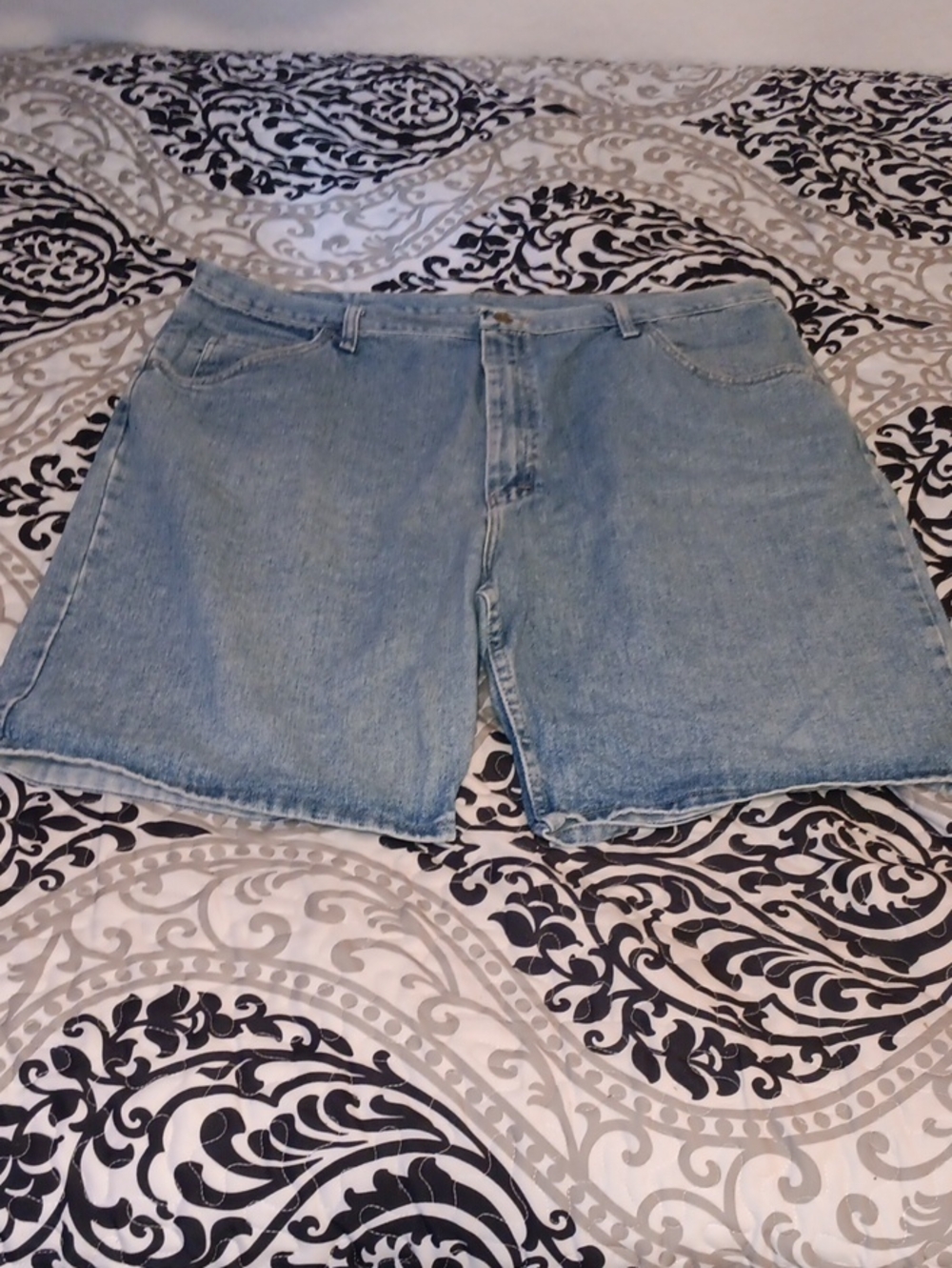 Wrangler Light Blue Denim Shorts